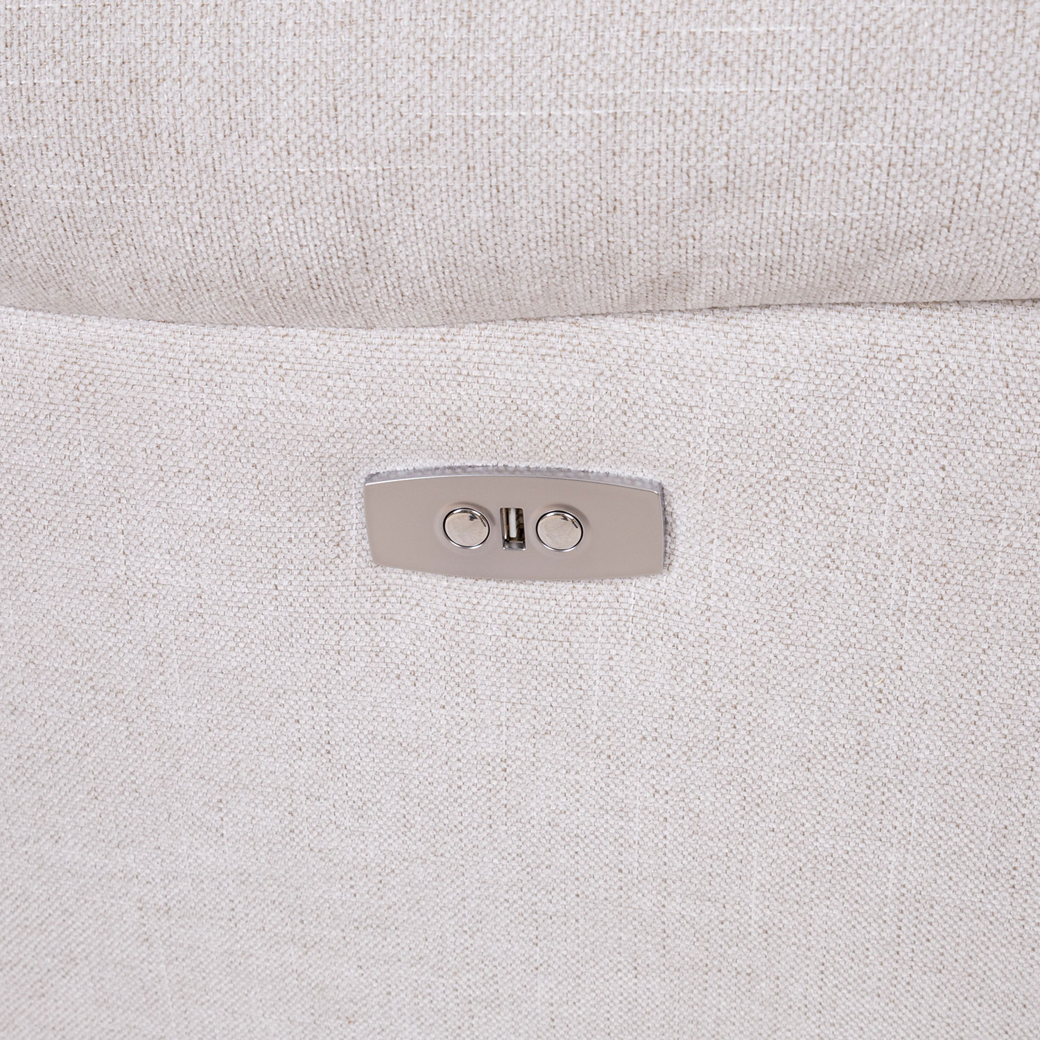 Diivan FELICIA 2-kohaline elektriline recliner 150x96xH100cm, loodusvalge