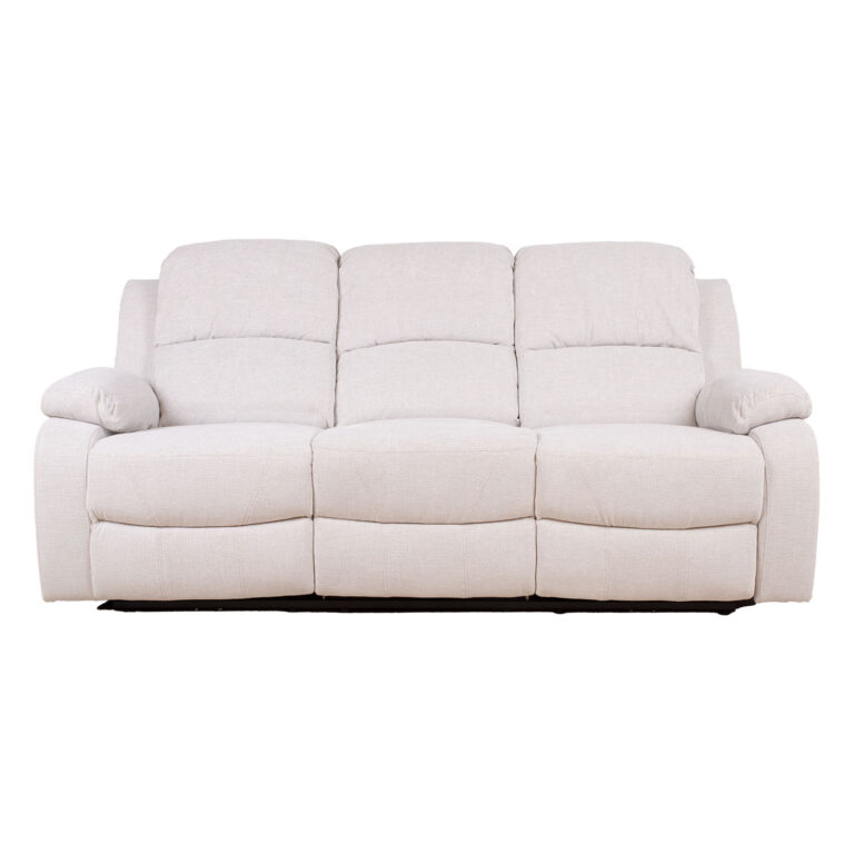 Diivan FELICIA 3-kohaline elektriline recliner 208x96xH100cm, loodusvalge - Image 2