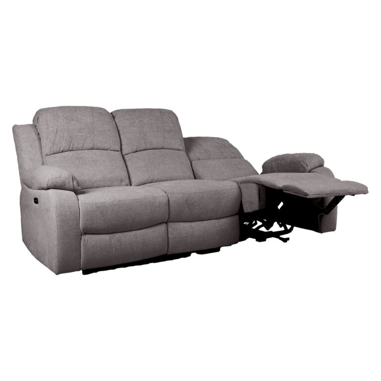 Diivan FELICIA 3-kohaline elektriline recliner 208x96xH100cm, hall - Image 3