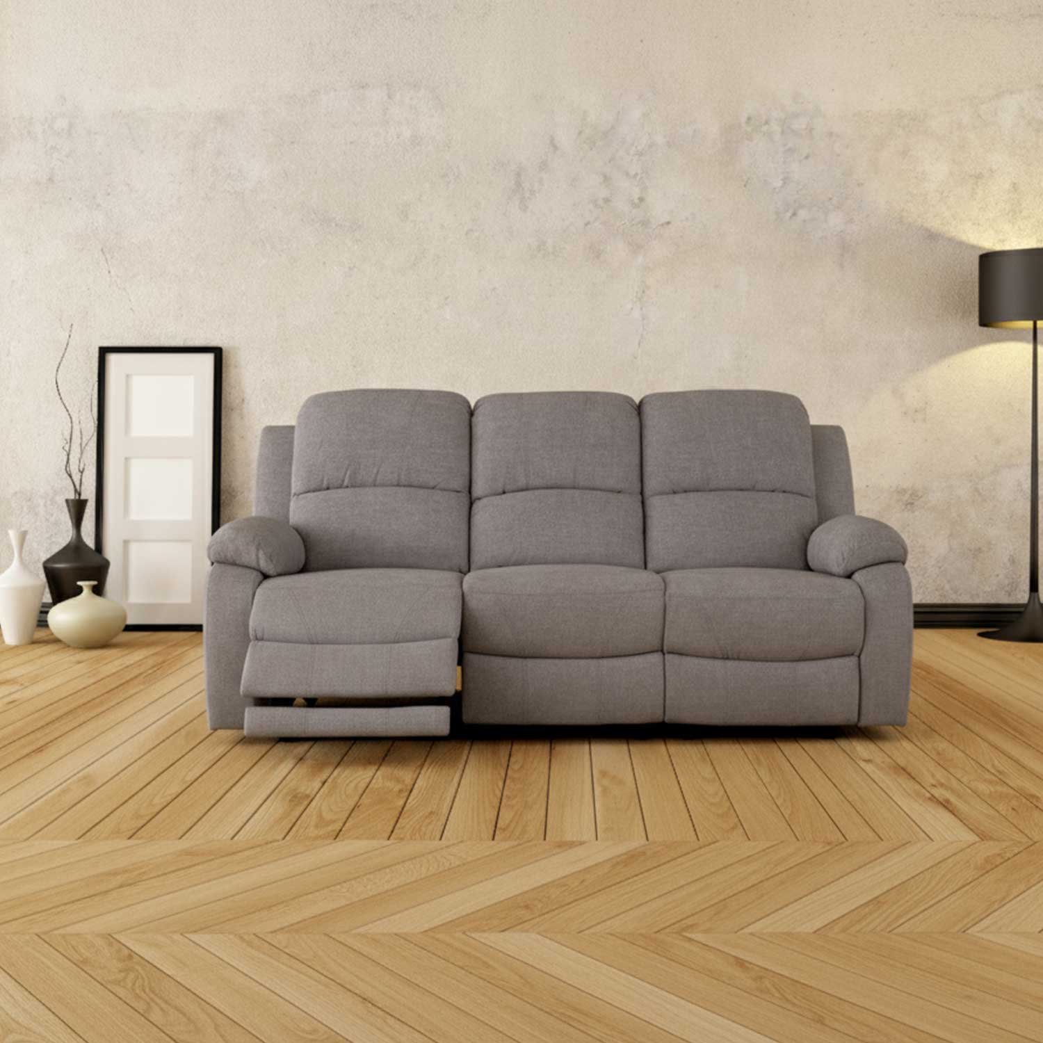 Diivan FELICIA 3-kohaline elektriline recliner 208x96xH100cm, hall