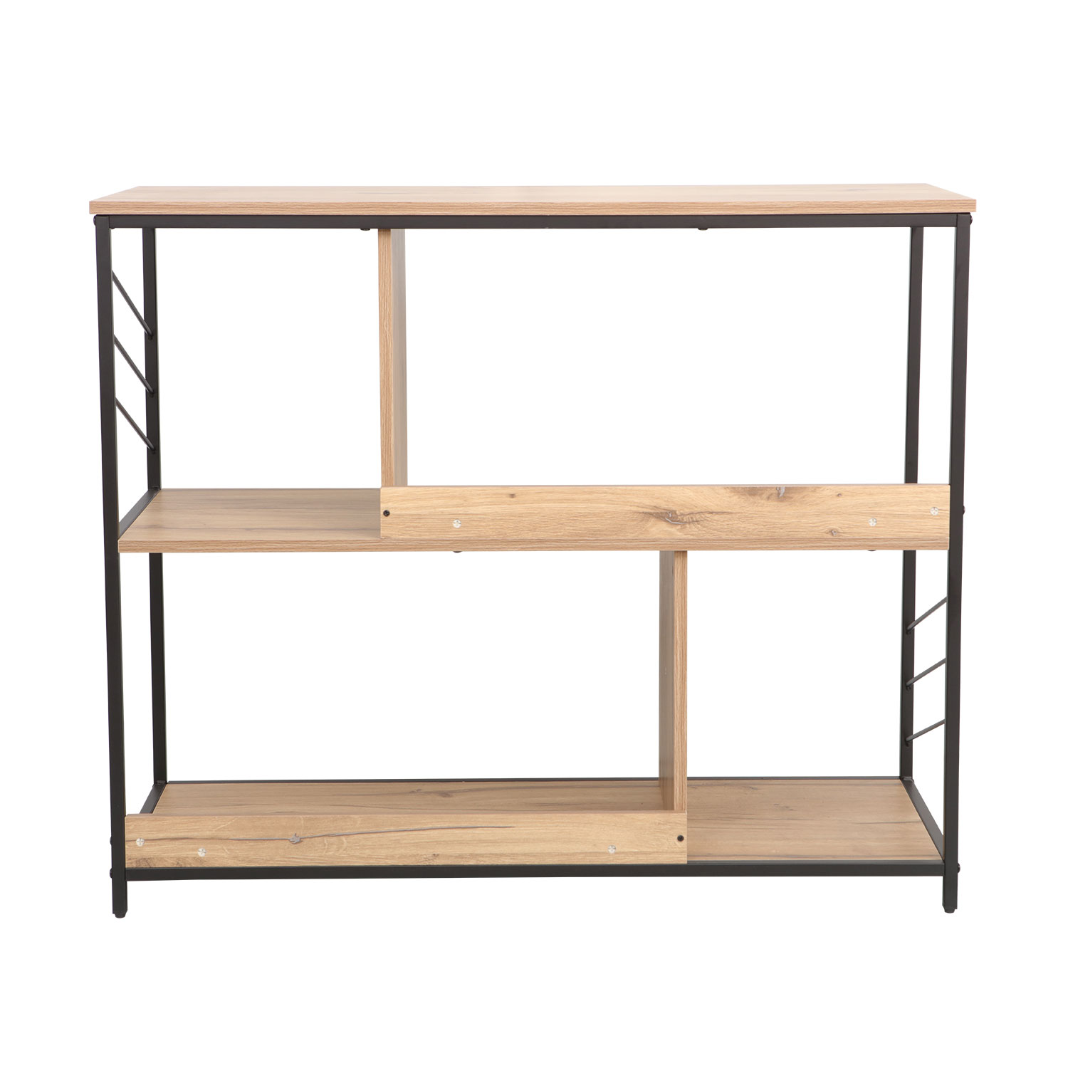 Riiul DIMITRA 100x40xH83,5cm, rustik/must