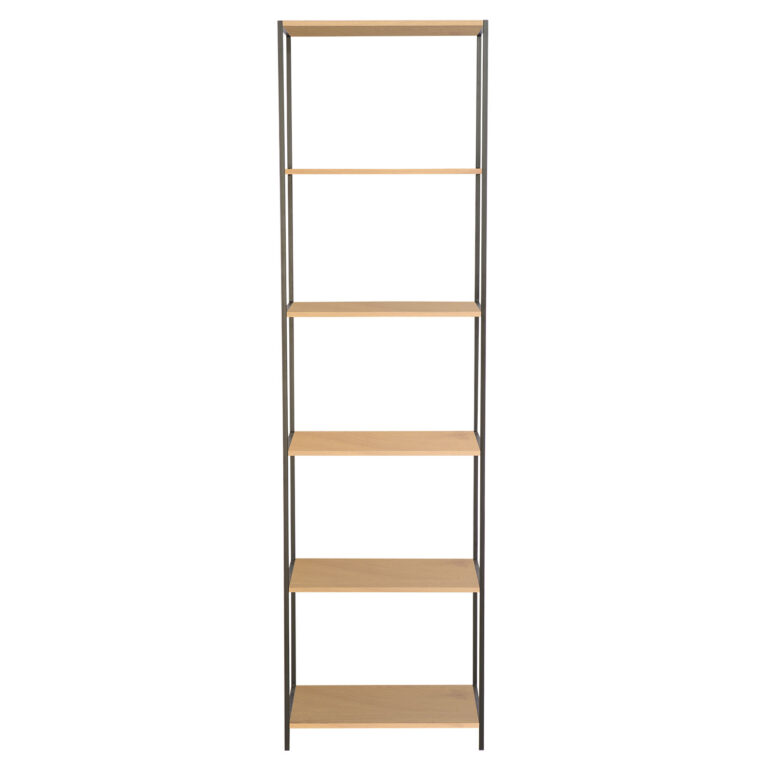 Riiul HARPER 50x30xH180cm, saar/must - Image 2