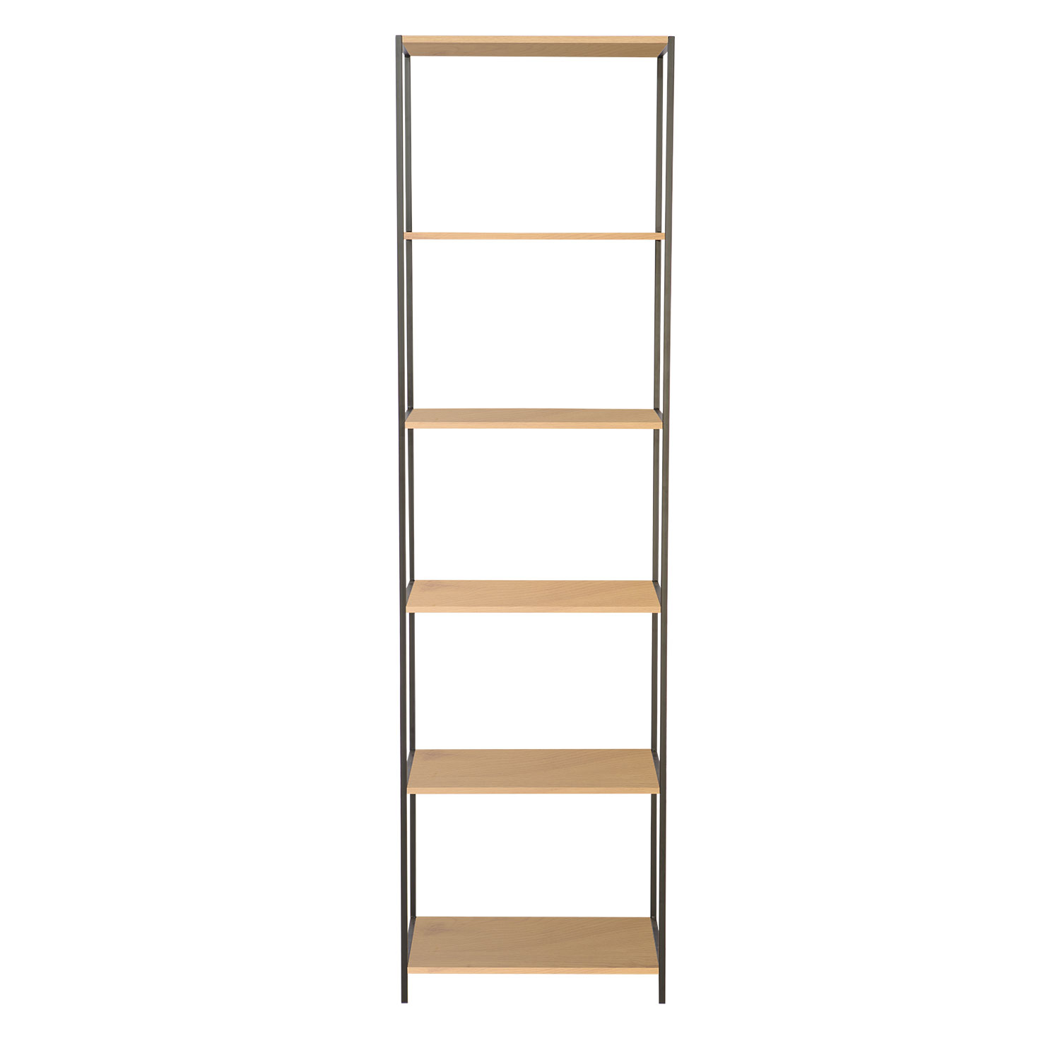 Riiul HARPER 50x30xH180cm, saar/must