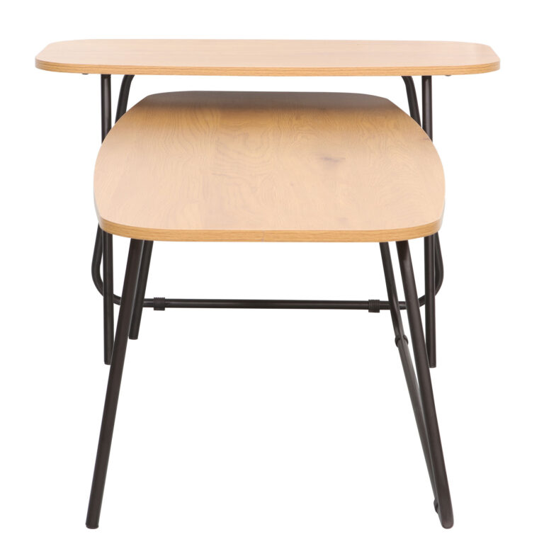 Diivanilaud DUO 2tk 120x48xH40cm, 75x40xH48cm, saar/must - Image 4