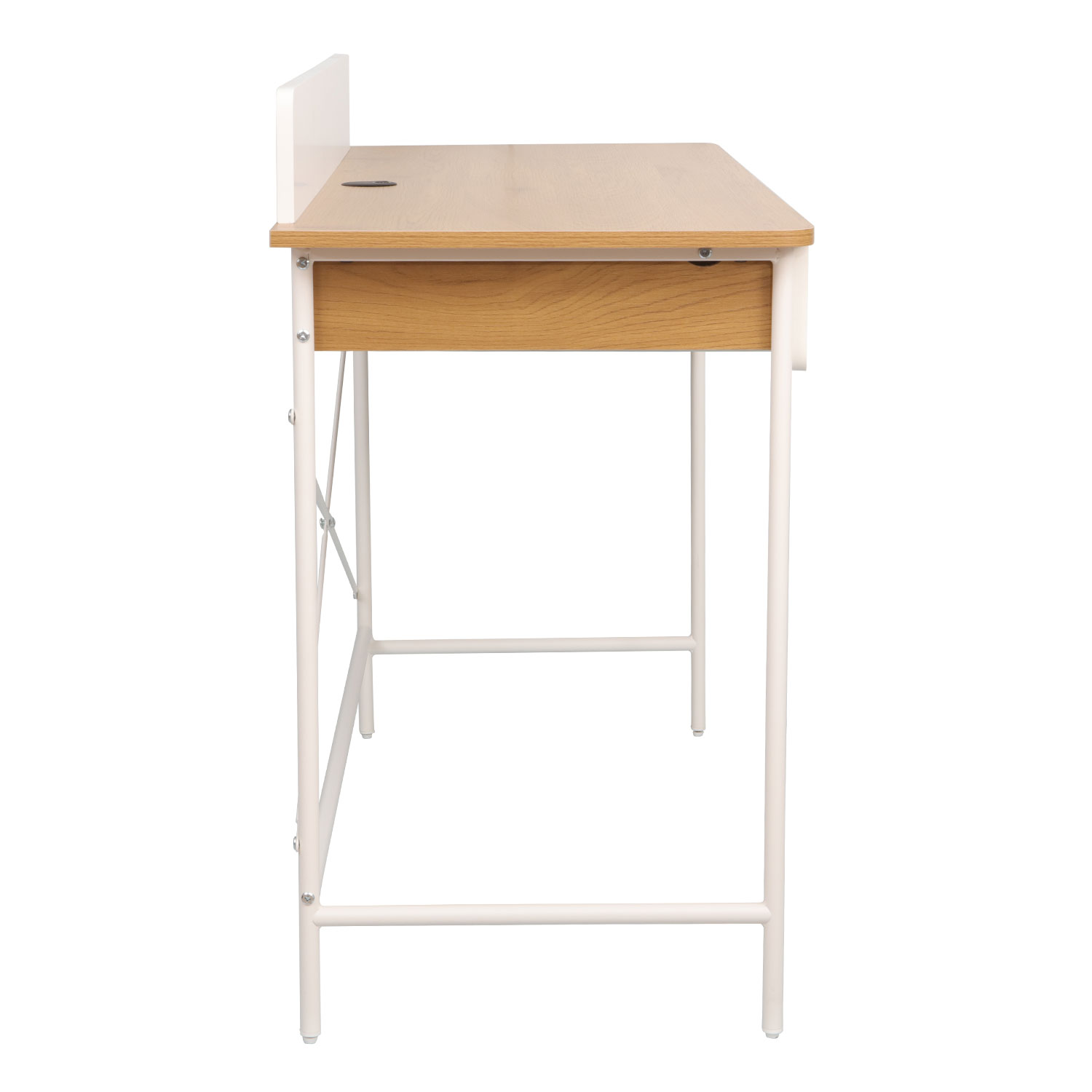 Kirjutuslaud FERDIE 120x48xH88cm, saar/valge