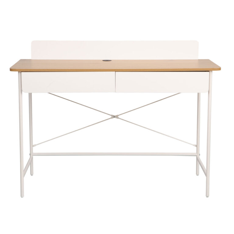 Kirjutuslaud FERDIE 120x48xH88cm, saar/valge - Image 4