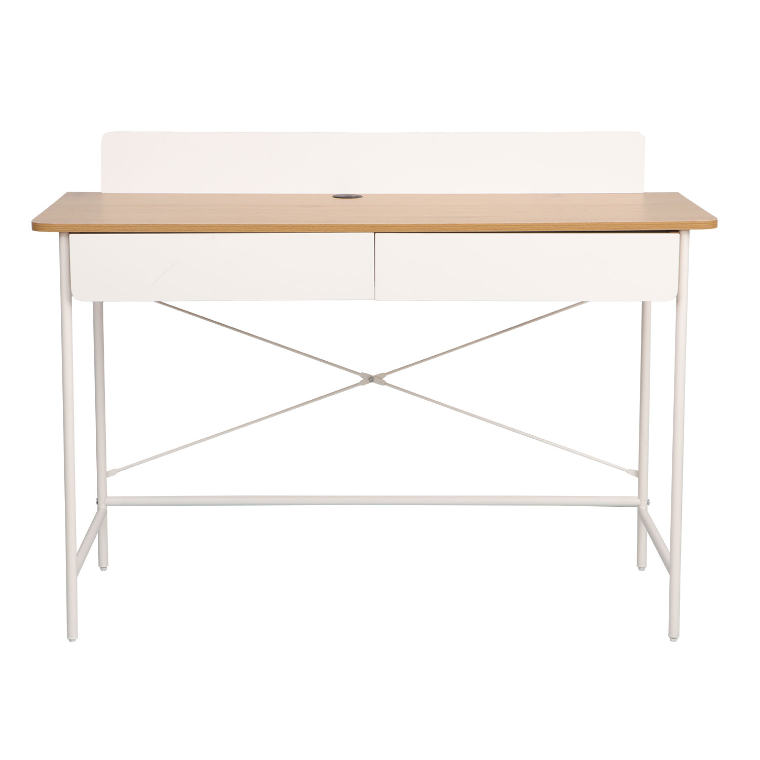 Kirjutuslaud FERDIE 120x48xH88cm, saar/valge