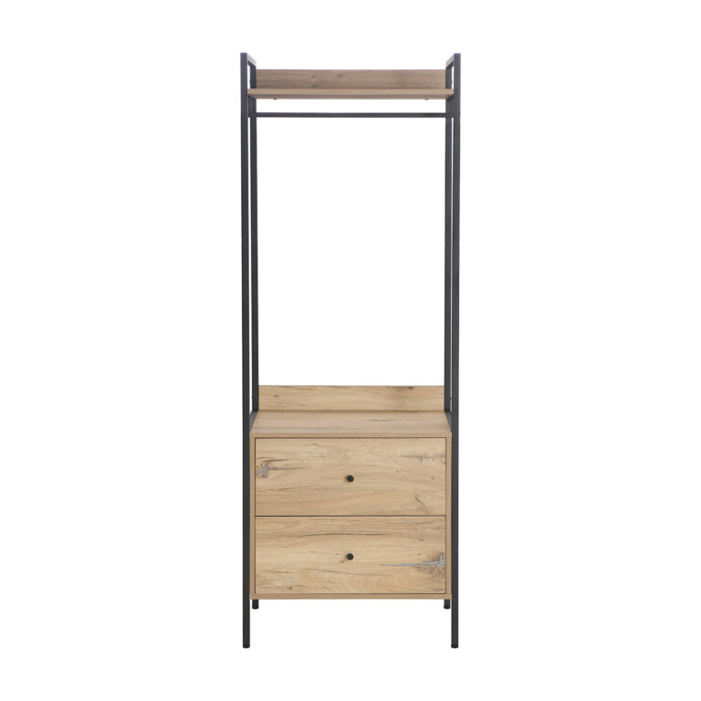 Esikuriiul HANNES 64x40xH180cm, rustik melamiin - Image 2