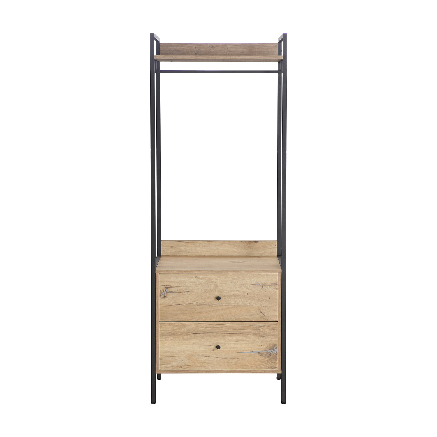 Esikuriiul HANNES 64x40xH180cm, rustik melamiin