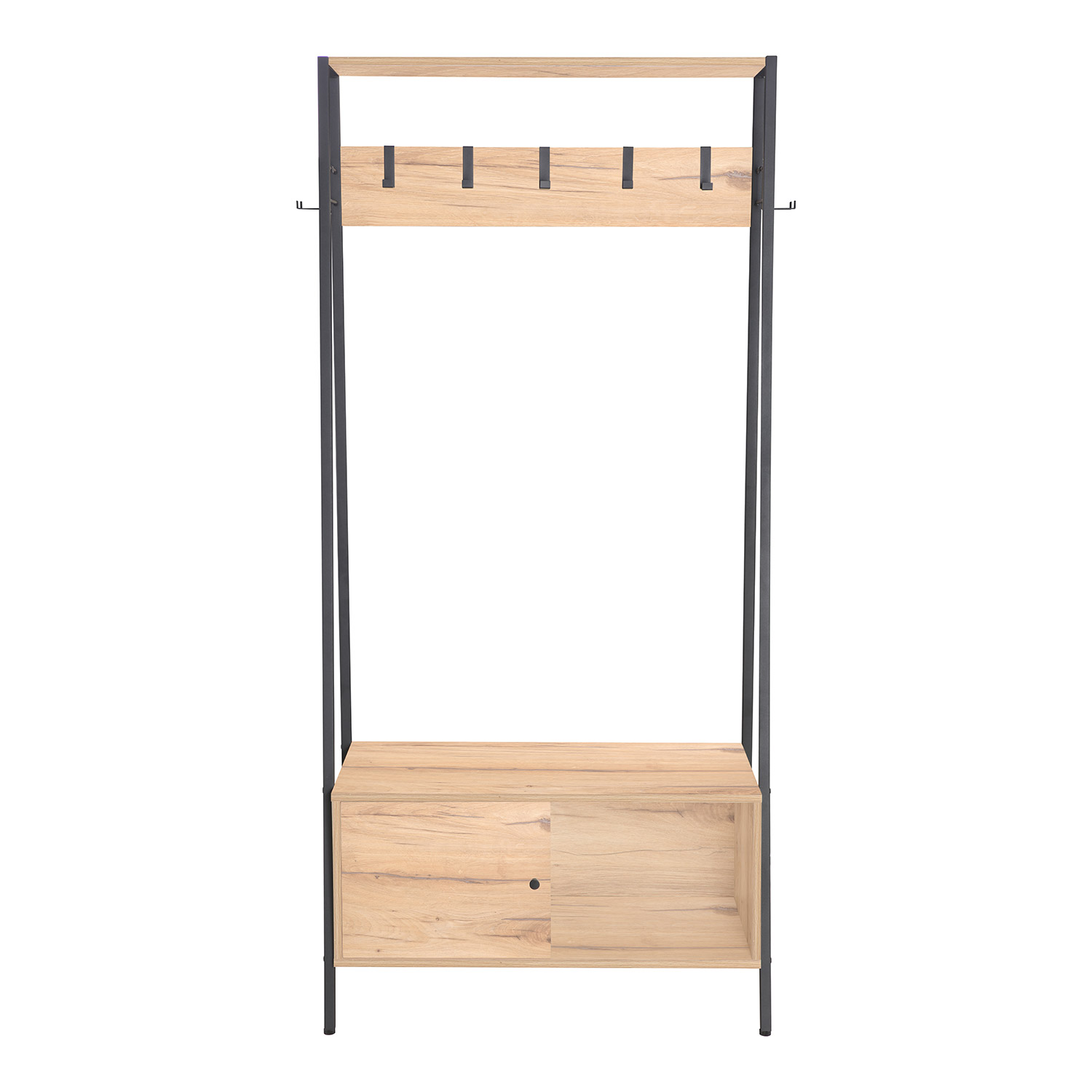 Esikuriiul HANNES 84x40xH180cm, rustik melamiin