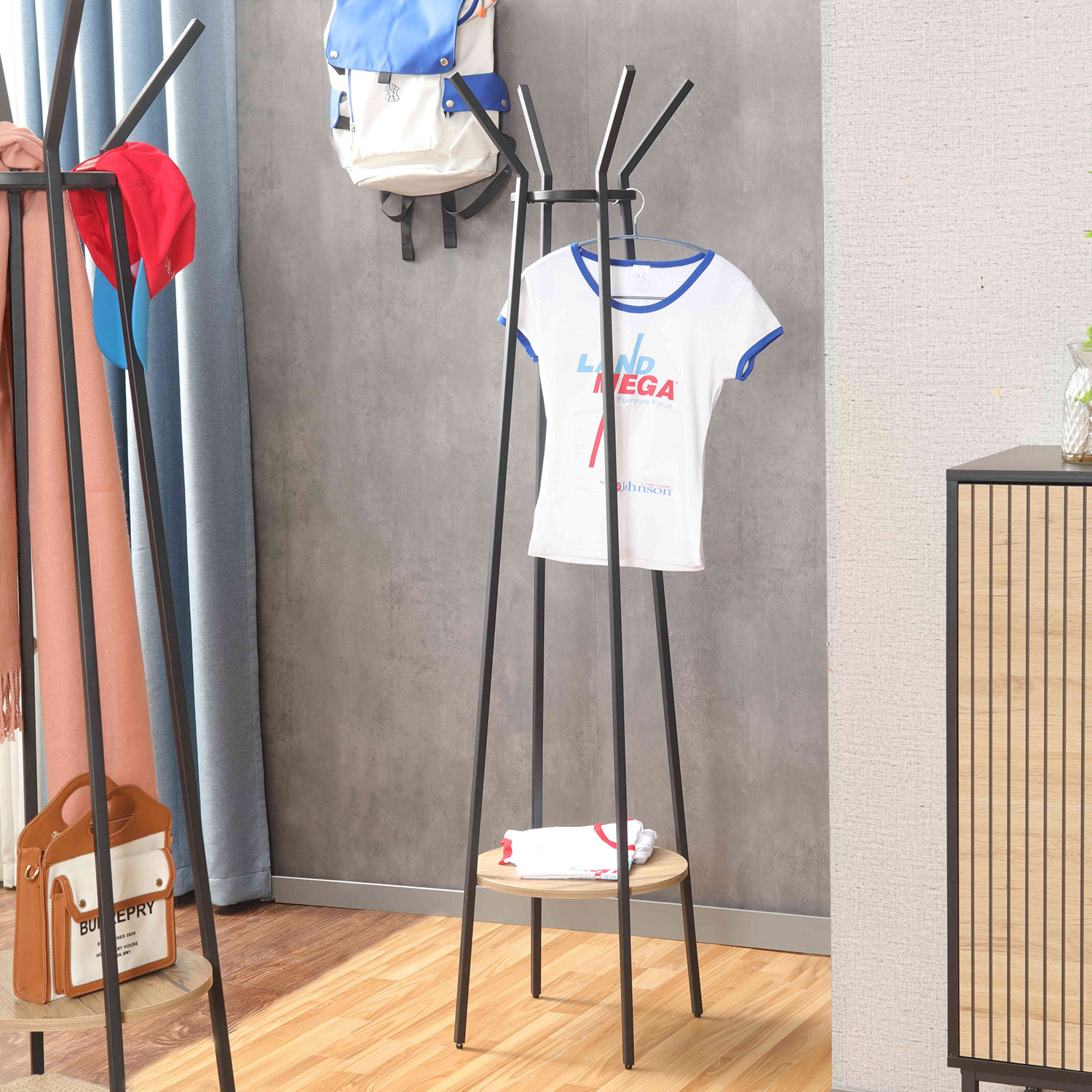 Nagi HANNES 48x48xH170cm, rustik melamiin