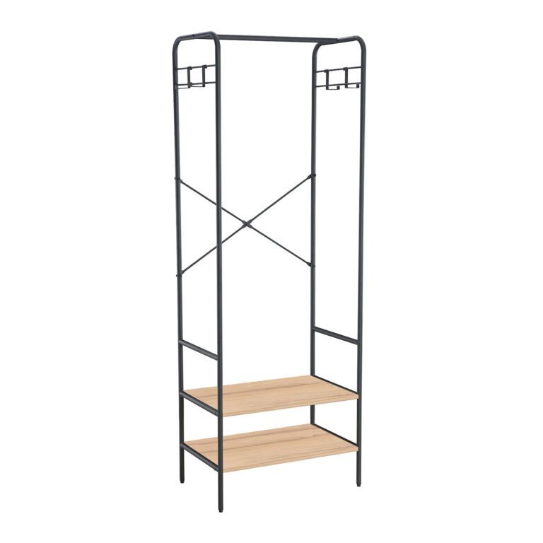 Esikuriiul HANNES 64x40xH180cm, rustik melamiin
