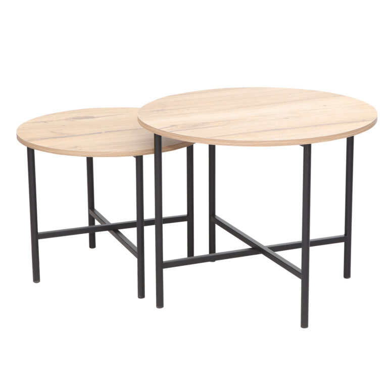 Diivanilaud HANNES 60x60xH48cm, rustik melamiin - Image 3