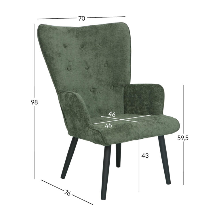 Tugitool MATEO roheline - Image 6