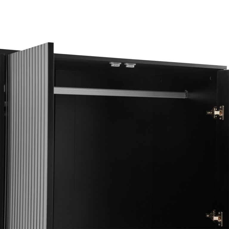 Riidekapp PIXAR 100x56xH175cm, must - Image 4