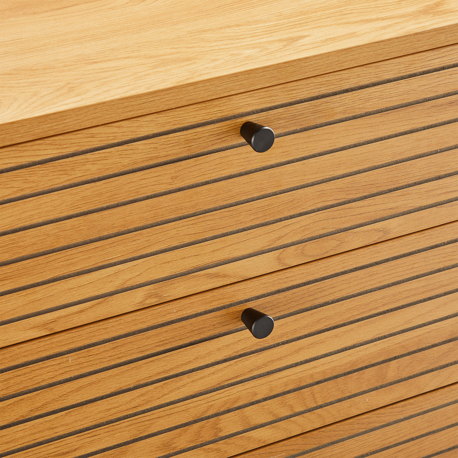 Kummut LINE 80x40xH85cm, tammedekooriga melamiin