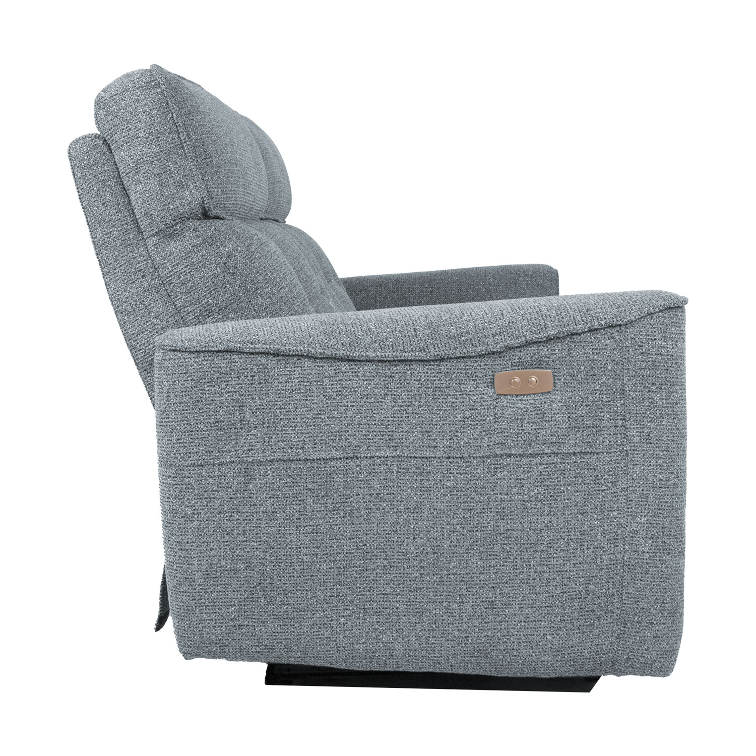 Diivan BOSCO 2-kohaline elektriline recliner 157x94xH102cm, sinakashall