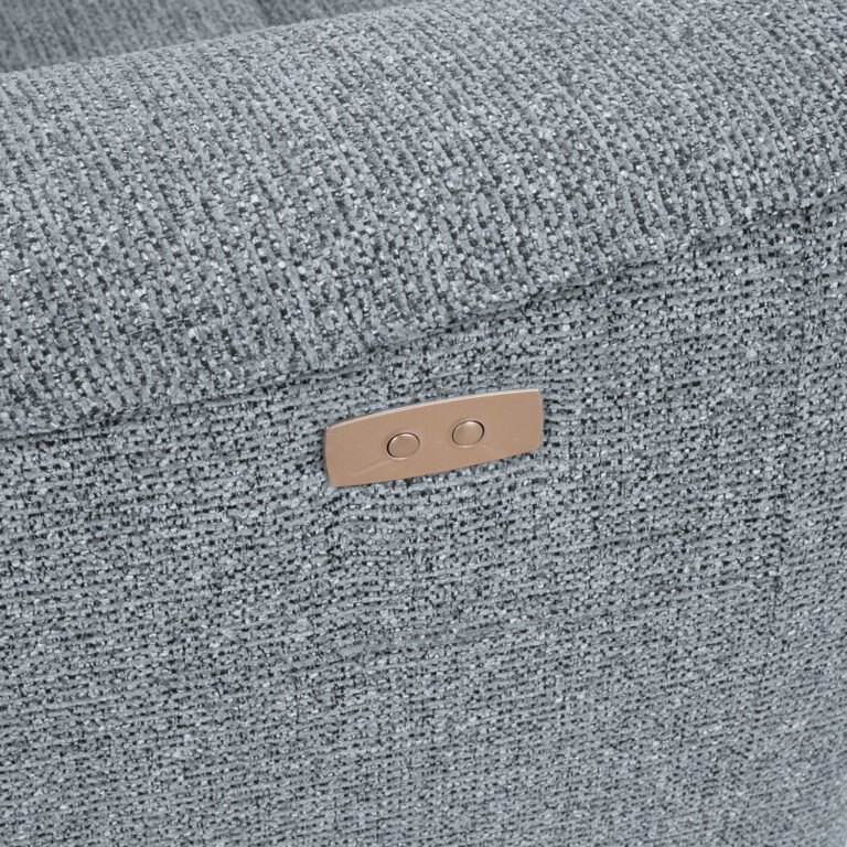 Diivan BOSCO 2-kohaline elektriline recliner 157x94xH102cm, sinakashall - Image 5