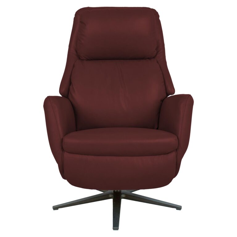 Tugitool DAMIANO elektriline recliner 72x84xH116cm, tumepunane nahk - Image 3