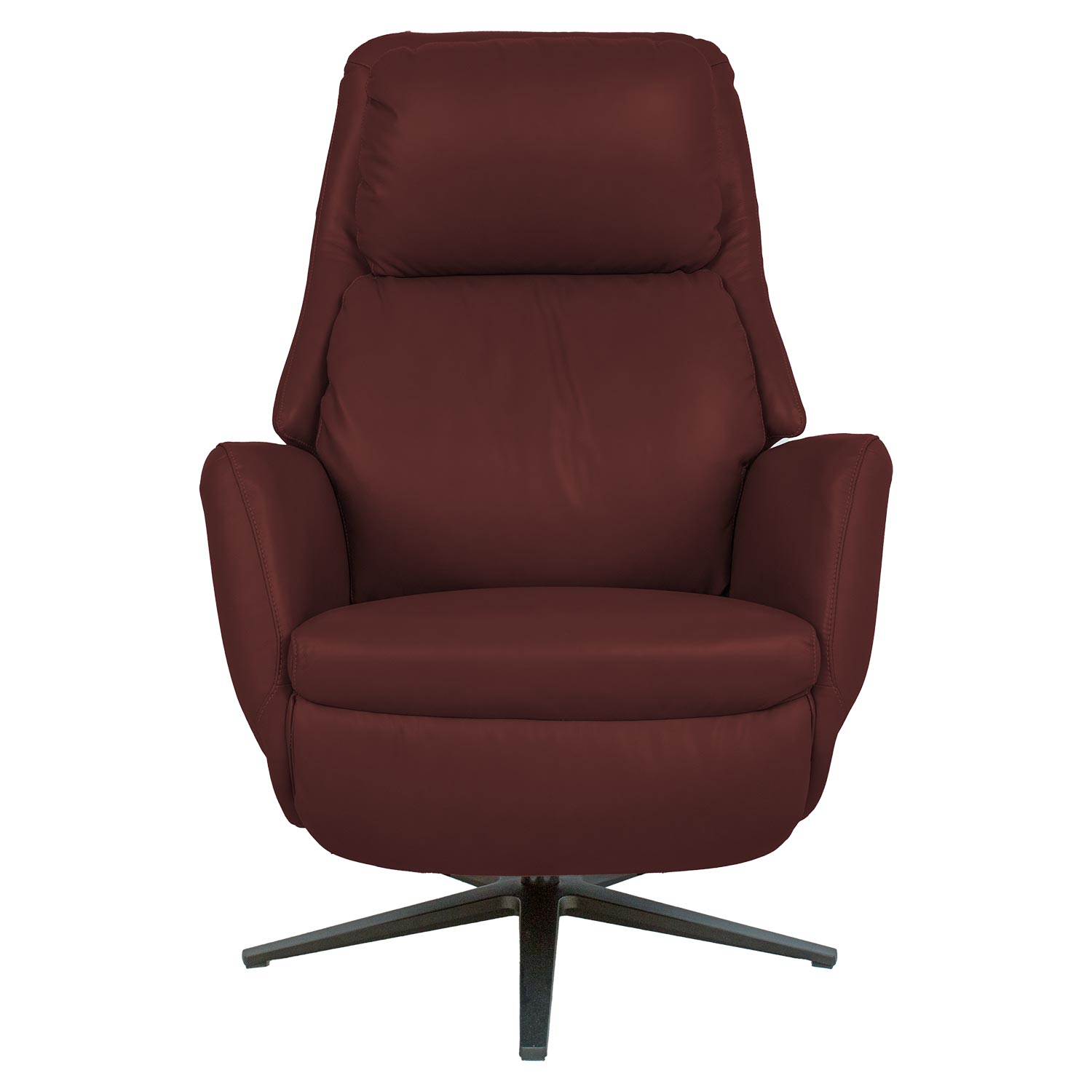 Tugitool DAMIANO elektriline recliner 72x84xH116cm, tumepunane nahk