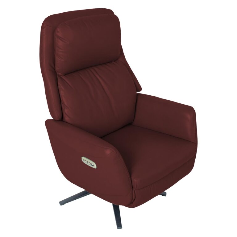 Tugitool DAMIANO elektriline recliner 72x84xH116cm, tumepunane nahk - Image 7
