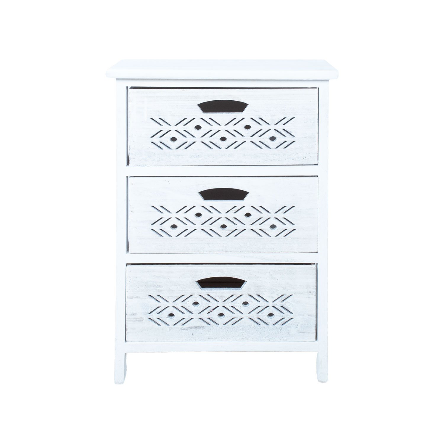 Kummut MIHKLI 3-sahtliga 40x29x58cm, valge - Image 3