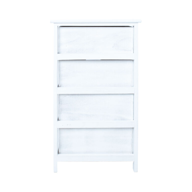 Kummut MIHKLI 4-sahtliga 40x29x73cm, valge - Image 4