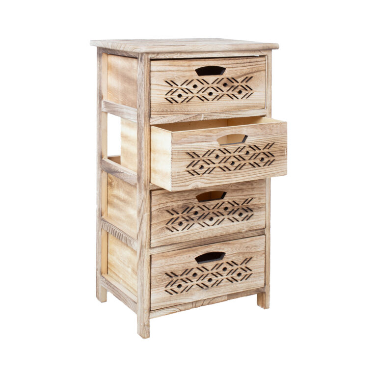 Kummut MIHKLI 4 sahtliga 40x29x73cm, naturaalne - Image 2