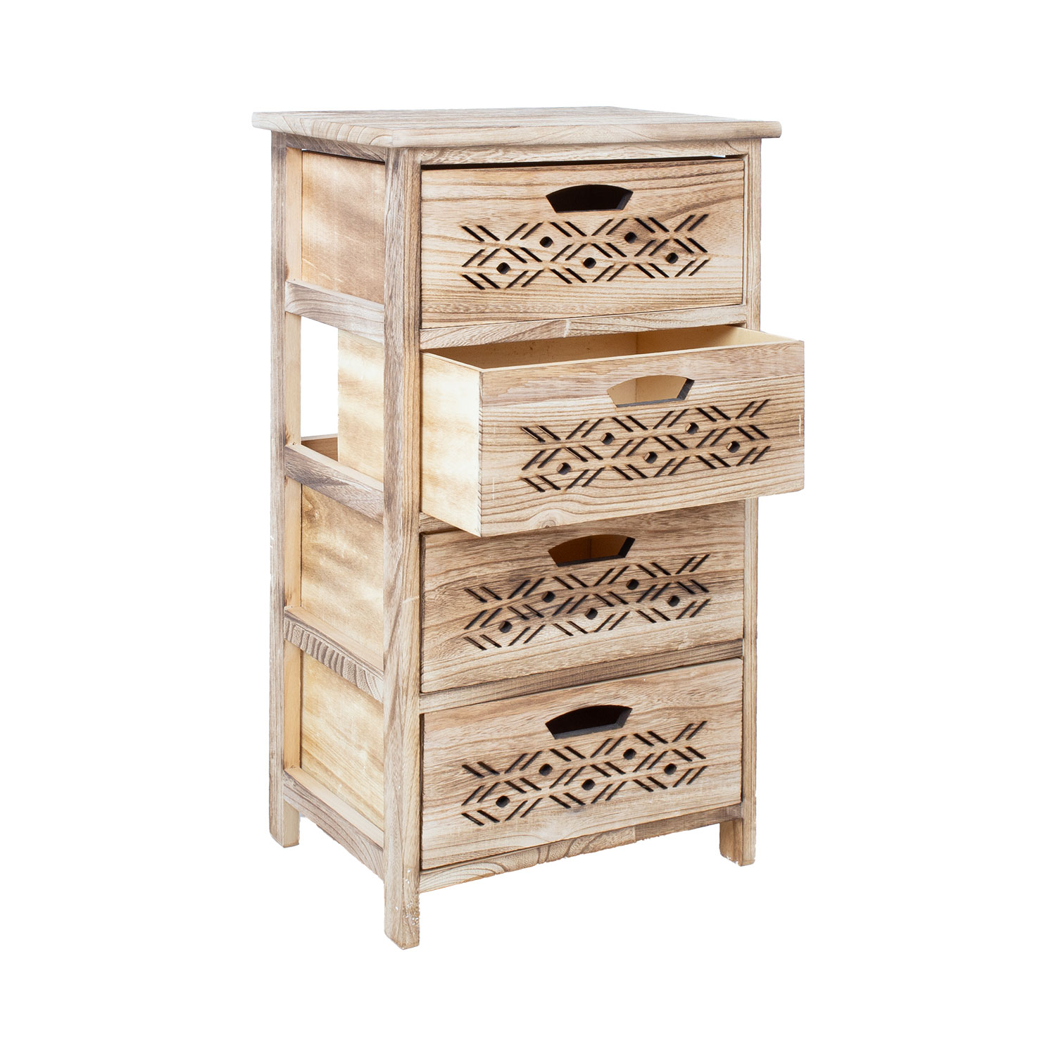 Kummut MIHKLI 4 sahtliga 40x29x73cm, naturaalne