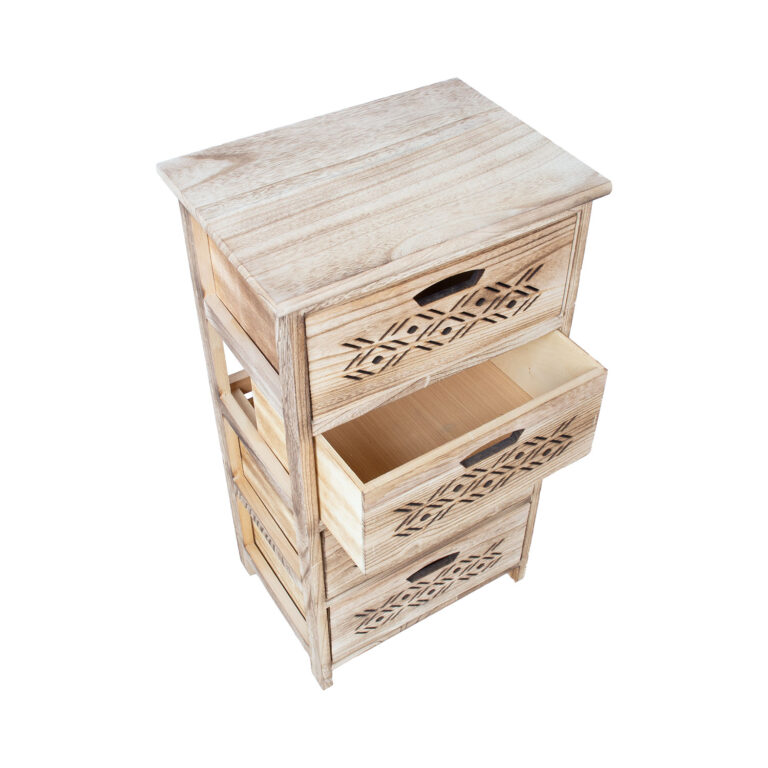 Kummut MIHKLI 4 sahtliga 40x29x73cm, naturaalne - Image 3