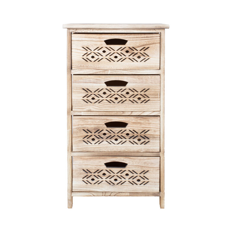 Kummut MIHKLI 4 sahtliga 40x29x73cm, naturaalne - Image 4