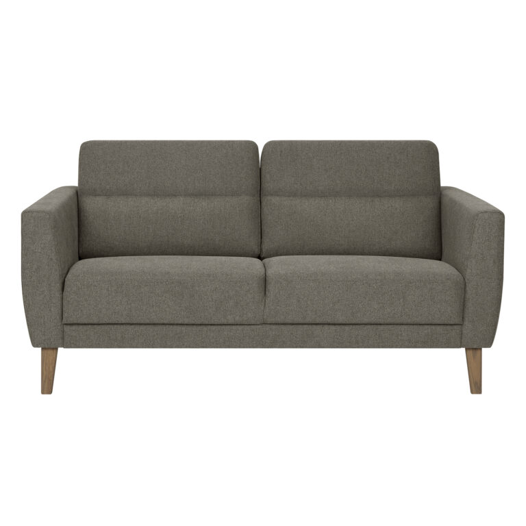 Diivan LANDO 2-kohaline, tumebeež, 158x89xH80cm - Image 3