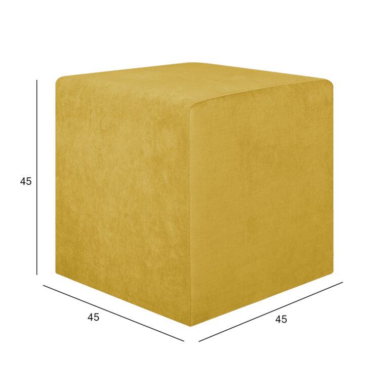 Tumba LYN kollane, 45x45xH45cm - Image 5