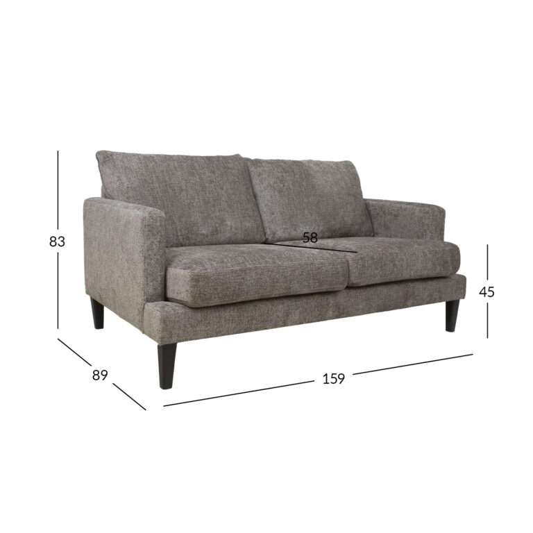 Diivan LINELL 2-kohaline, hallikas pruun - Image 7