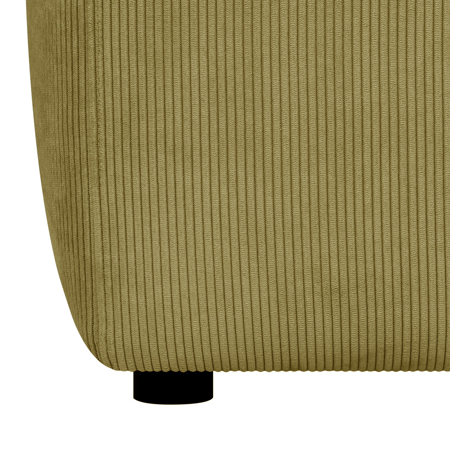 Nurgadiivan LEHTE parem nurk, roheline, 250x100/200xH75cm