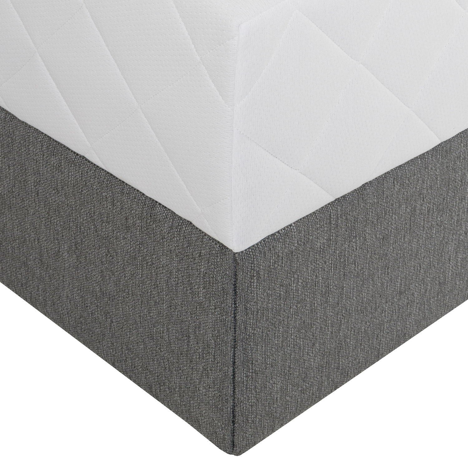 Kontinentaalvoodi LEIKO 160x200cm, hall - Image 7