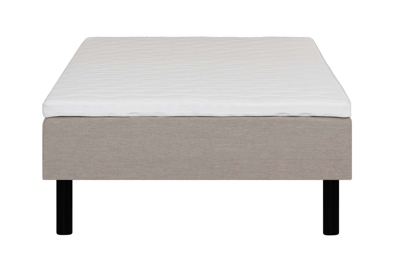 Kušett LANDE 120x200cm, beež, 120x200xH54cm, 7-tsooniline pocket-vedrustus - Image 2