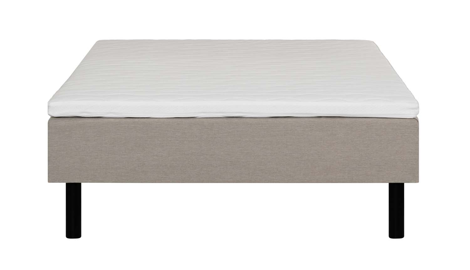 Kušett LANDE 140x200cm, beež, 140x200xH54cm, 7-tsooniline pocket-vedrustus - Image 2