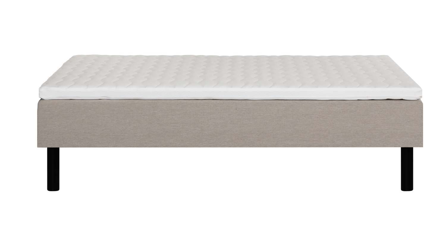 Kušett LANDE 140x200cm, beež, 140x200xH54cm, 7-tsooniline pocket-vedrustus - Image 3