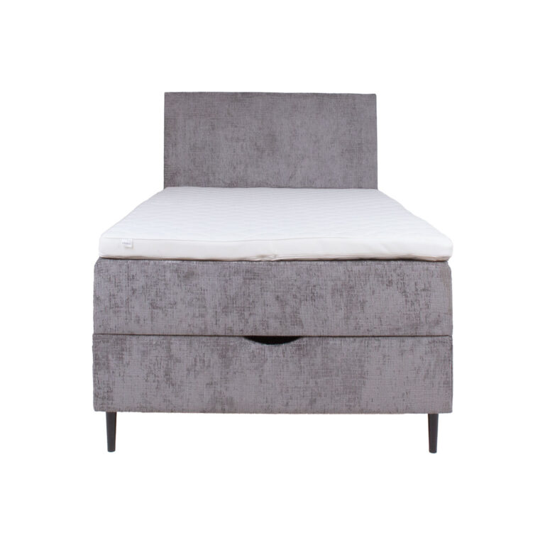 Kontinentaalvoodi LAARA 90x200cm, hall, 91x208xH119cm - Image 5