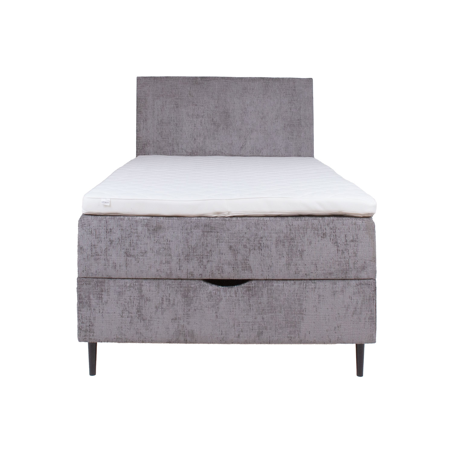 Kontinentaalvoodi LAARA 90x200cm, hall, 91x208xH119cm