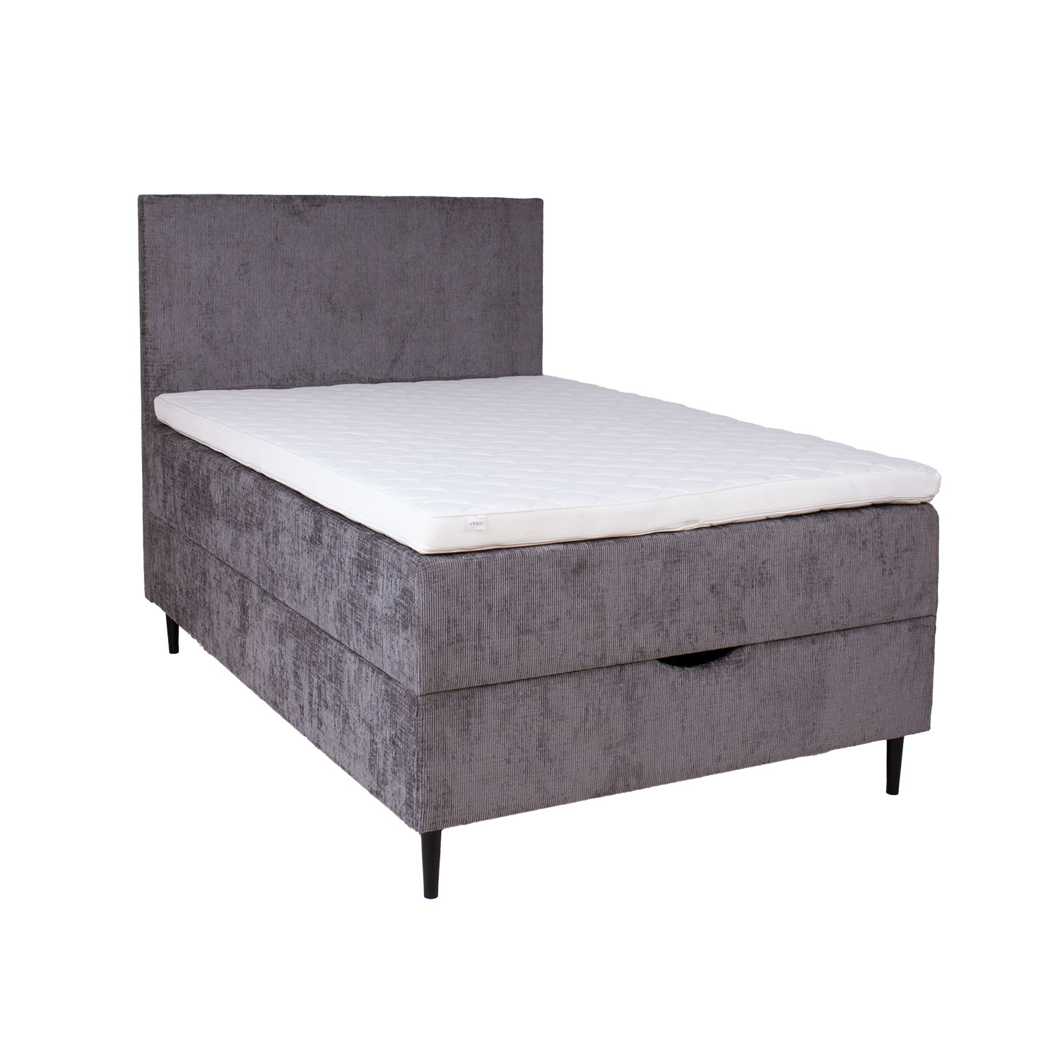 Kontinentaalvoodi LAARA 90x200cm, grafiit, 91x208xH119cm