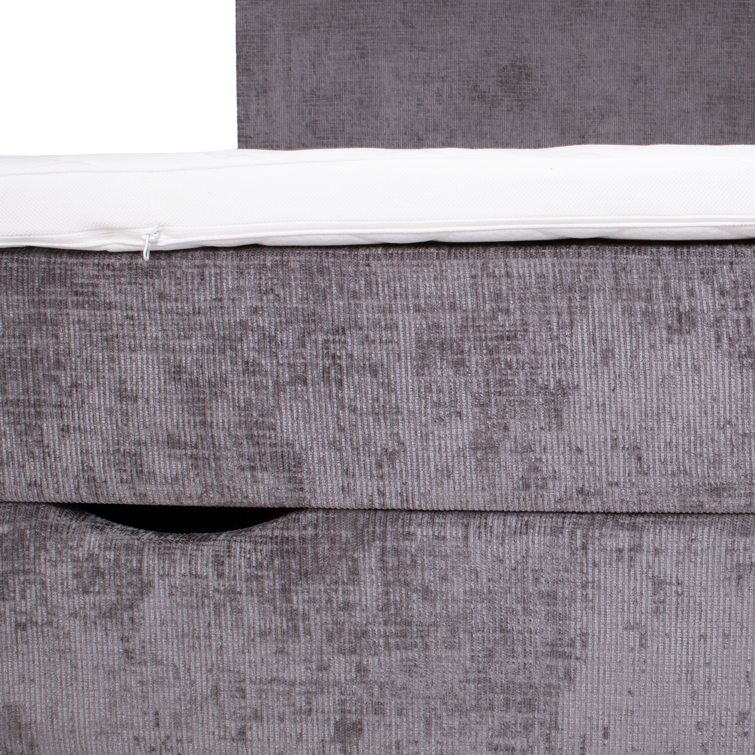 Kontinentaalvoodi LAARA 90x200cm, grafiit, 91x208xH119cm