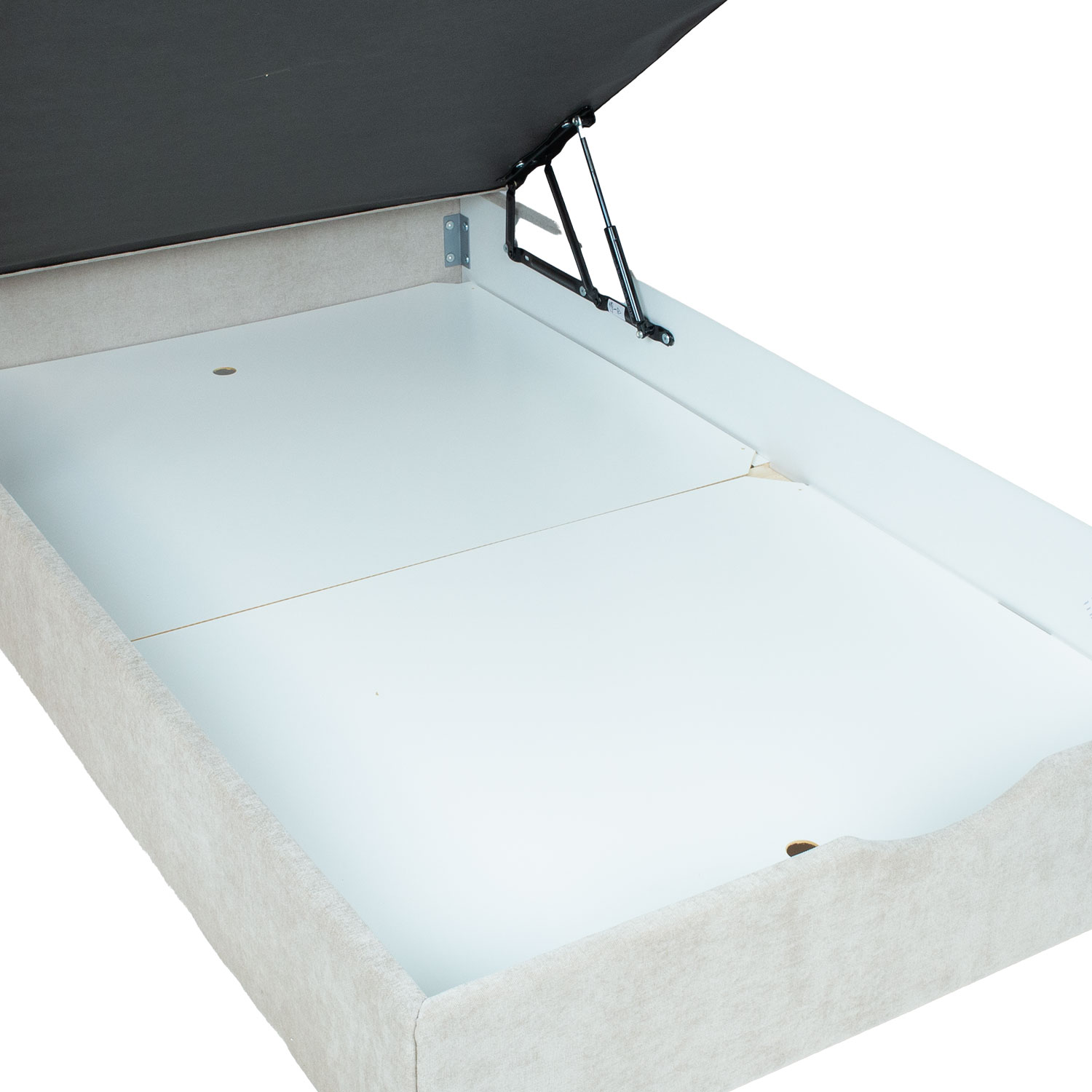 Kontinentaalvoodi LAARA 90x200cm, tumebeež, 91x208xH119cm