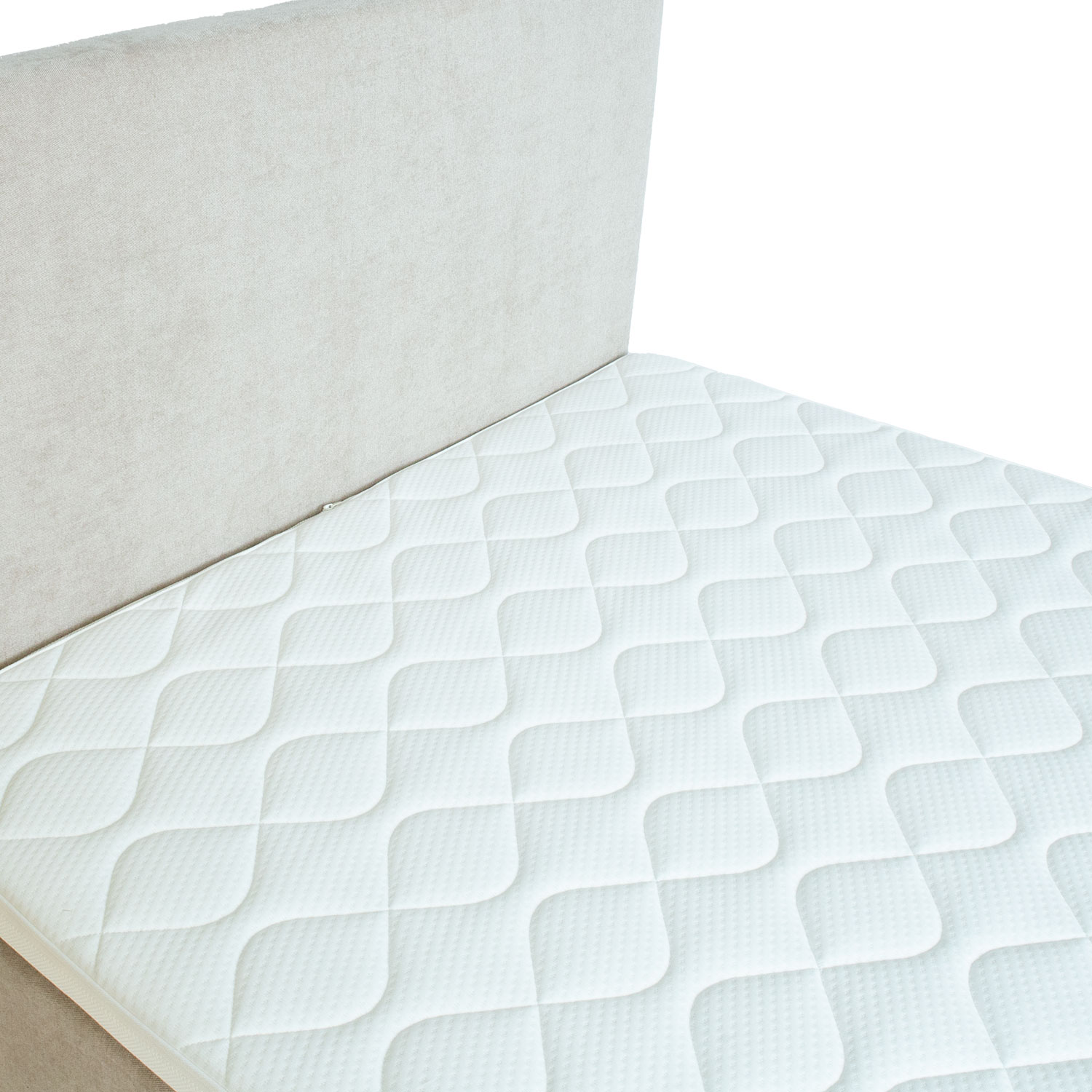 Kontinentaalvoodi LAARA 90x200cm, tumebeež, 91x208xH119cm