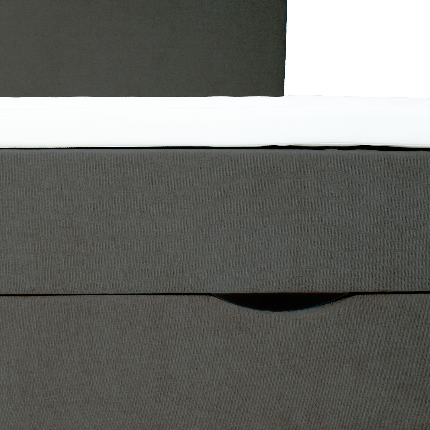 Kontinentaalvoodi LAARA 120x200cm, tumehall, 121x208xH119cm