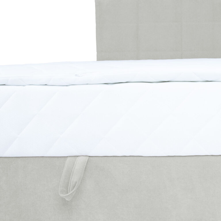 Kontinentaalvoodi LEVI 140x200cm, madratsiga, tumebeež, 143x210xH114,5cm - Image 7