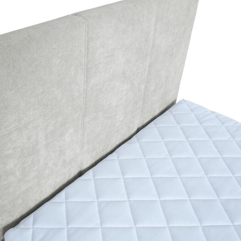 Kontinentaalvoodi LEVI 140x200cm, madratsiga, tumebeež, 143x210xH114,5cm - Image 8