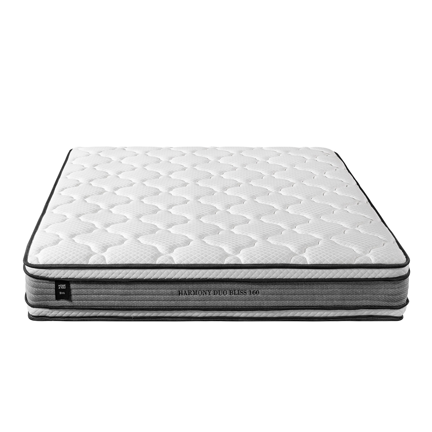 Vedrumadrats HARMONY DUO BLISS 160x200xH28cm, kahepoolne, rullpakendis