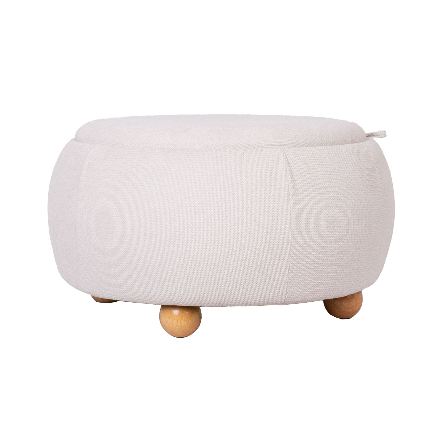 Tumba/laud HIRO D67xH38cm, valge, panipaigaga